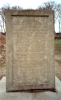 Caspari-Gedenkstein nach Abbruch des Offiziersheims (2006)