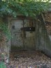 entrance of a large bunker