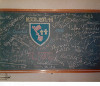 Abschiedsfeier des I. Zugs in den 1980-er Jahren im Unterrichtsraum von Block 21